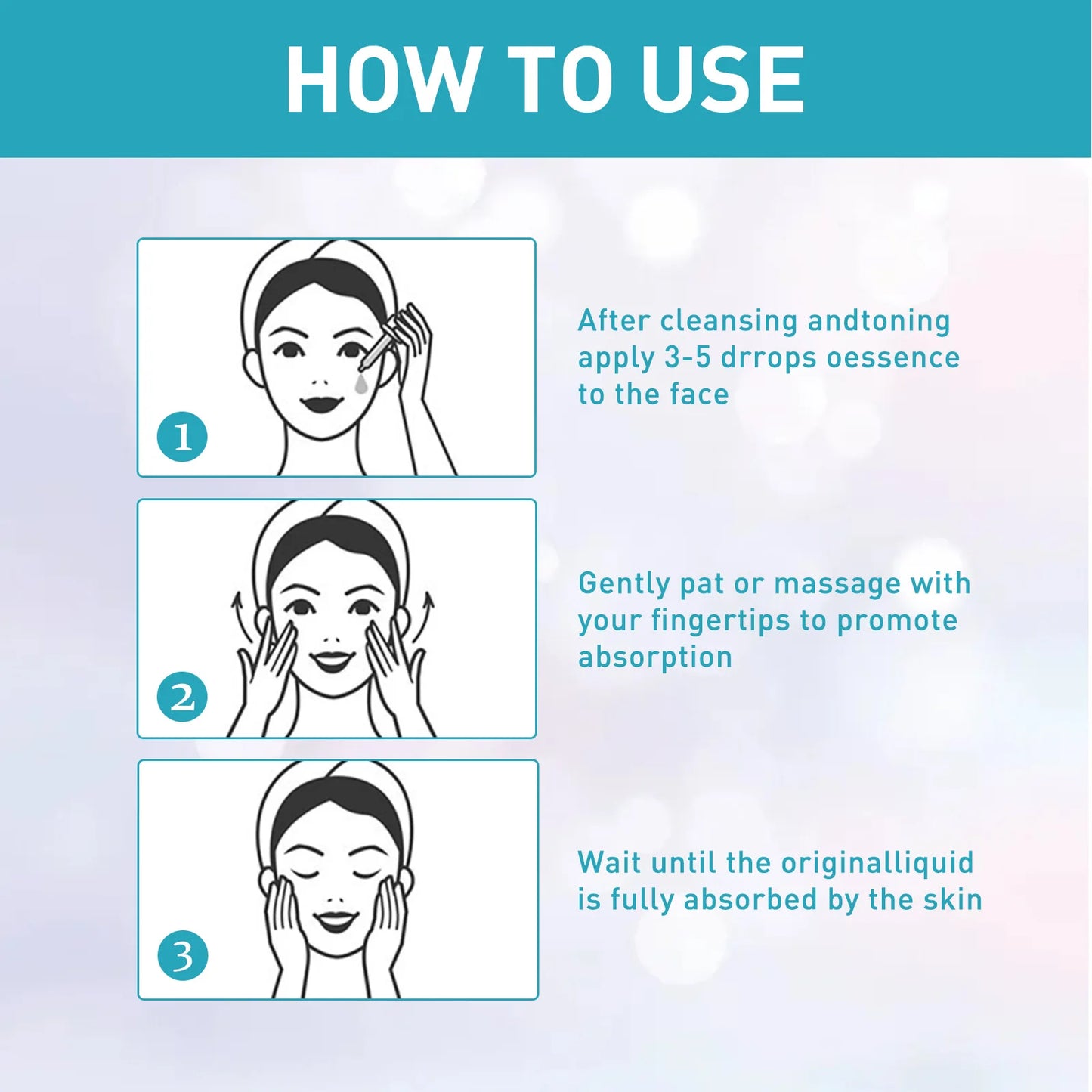 Nicotinamide Face Serum anti Wrinkle Aging Lifting Firming Fine Line Smooth Facial Skin Care Whitening Brighten Essence
