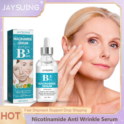 Nicotinamide Face Serum anti Wrinkle Aging Lifting Firming Fine Line Smooth Facial Skin Care Whitening Brighten Essence