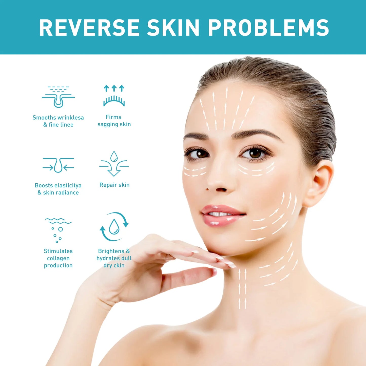 Nicotinamide Face Serum anti Wrinkle Aging Lifting Firming Fine Line Smooth Facial Skin Care Whitening Brighten Essence